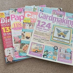 Assorted Cardmaking Magazines, Lot of 4.